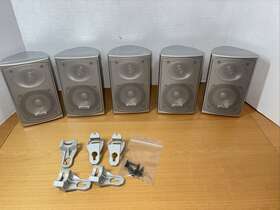 S-fcrw220-s Pioneer Silver 8 Ohms 100w Max Power Rear Speaker Lot Of 5 S-fcrw220-s Pioneer Silver 8 Ohms 100w Max Power Rear Speaker Lot Of 5