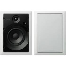 S-iw631-lr Pioneer Siw631lr In-wall Speaker 2-way System With Tweeter And Woofer