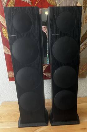 Sp-fs51-lr Pioneer Pair Black Floor Standing Speakers By Andrew Jones