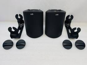 Polk 0747192118792 Audio Atrium 4 Indoor / Outdoor Speakers With Powerful Bass Pair Black Polk 0747192118792 Audio Atrium 4 Indoor / Outdoor Speakers With Powerful Bass Pair Black