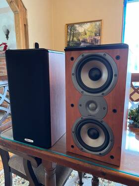 Polk 747192114923 Audio Tsi 200 Cherry/piano Black Pair Component Bookshelf Speakers
