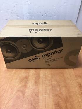 Am1595-a Polk Audio Monitor 15c Center Channel Speaker Black
