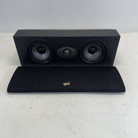 150c Polk Audio Tsx Black Center Channel Speaker Subwoofer Nice Condition