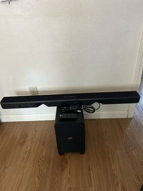 300443 Polk Audio Signa S4 Soundbar - Black With Wireless Subwoofer