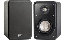 Polk Audio 747192127572 Signature S15 Bookshelf Speakers Washed Black Walnut