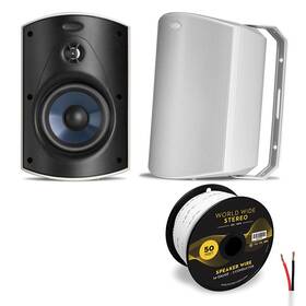 Atr5b21425 Polk Audio Atrium5 All Weather Outdoor Loudspeaker Cable Bundle - Pair