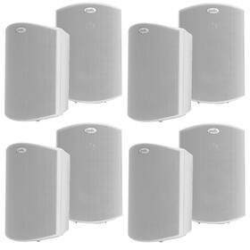 Atrium6b4p Polk Audio Atrium 6 All Weather Outdoor Loudspeakers - 8 Pack Black