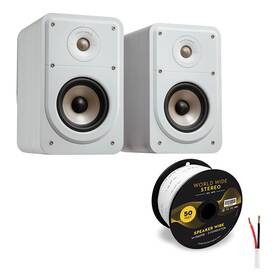 Es15bk1425 Polk Audio Signature Elite Es15 Compact Bookshelf Speaker Pair With 14 Gauge Sp