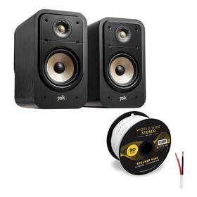 Es20bk1425 Polk Audio Signature Elite Es20 Bookshelf Speaker Pair With 14 Gauge Wi Es20bk1425 Polk Audio Signature Elite Es20 Bookshelf Speaker Pair With 14 Gauge Wi
