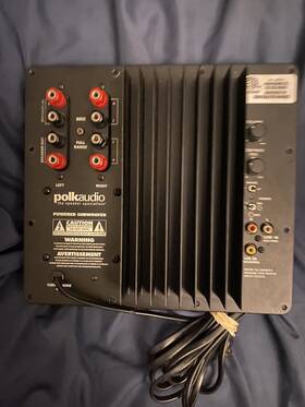 Psw404b Polk Audio Powered Subwoofer Amplifier Replacement