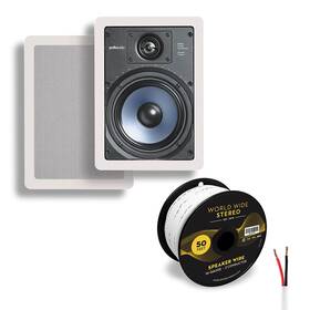 Rc65i14250 Polk Audio Rc65i 6.5 Inch In-wall 2 Way Speaker Pair With 14 Gauge Wire - 5