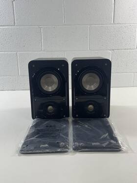 Es15blk Polk Signature Elite Es15 Bookshelf Speaker - Hi-res Audio Certified Dolby Atmos