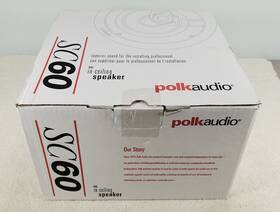 Sc60 Polk 2x New 6ft In Ceiling Speaker White