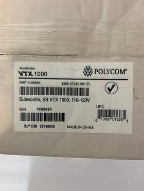 2565-07242-001 Polycom Soundstation Subwoofer Ss Vtx 1000 110-120v Part
