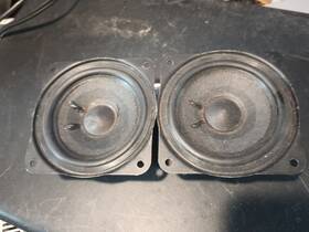 Hif878sc2ca5 Polydax Pair Of Vintage Hif 878sc2ca5 4 Ohm 0349 3 Inch Speakers Made In France Mids