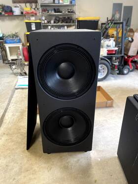 Tv3613 Power Sound Audio Dual 18 Inch Home Theater Subwoofer Excellent
