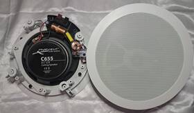 C655 Proficient Audio Systems Pair Of 2 6 1/2 In Lcr Ceiling Speaker