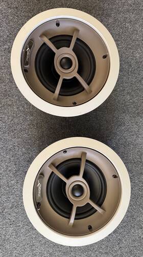 C620 Proficient Audio Systems 6 Inch Premium Ceiling Speakers Pair
