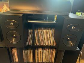 F400blk Proficient Nfm600 Shelf Speakers With Stands Center Speaker
