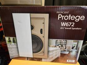 W672 Proficient 6.5 Inch In Wall Speakers