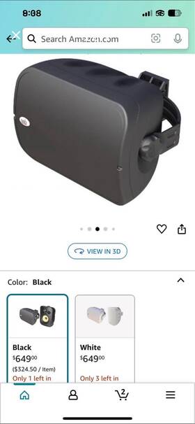 Cs1000 Psb In-outdoor Speakers Black Wall Mount New In Box