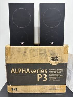 Pbap3-wal Psb Alpha P3 Bookshelf Stereo Speakers Pair Walnut - Open Box