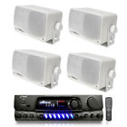 Pt260a-plmr24 Pyle New Outdoor Speakers Stereo Theater Receiver 639939852833