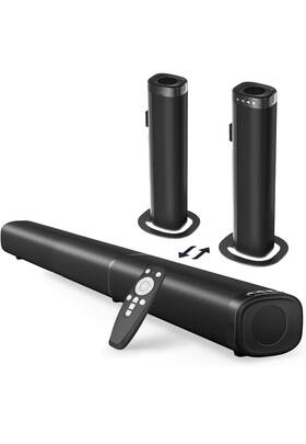 100w Puriom 724991203249 Sound Bar For Smart Tv With Bluetooth 5.3/arc/opt/aux