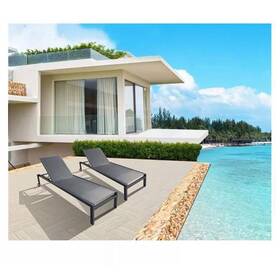 Mclx2bk Pursonic Infinity Set Of 2 Outdoor Lounge Chairs