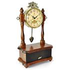 Pvntlcl51bt Pyle Vintage Clock Retro Bluetooth Speaker Tabletop Handcrafted 068888767842 Pvntlcl51bt Pyle Vintage Clock Retro Bluetooth Speaker Tabletop Handcrafted 068888767842
