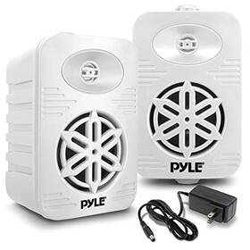 Pdwrbt46wt Pyle 300w Waterproof Bluetooth Speakers Pair Indoor/outdoor 2-way Full Range