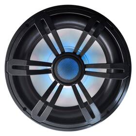 Plrgsw124bk Pyle 12 Inch 500w Slim Marine Subwoofer Waterproof Rgb Lights 4 Ohm Black