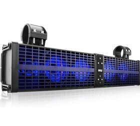 Pwpsb2402 Pyle 24 Inch Powered Atv/utv Soundbar Syste With Wireless Bt Streaming And Led Lights