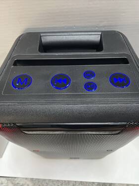 Pbx-88 Qfx Bluetooth Rechargeable Portable Speaker And Led Party Lights Works