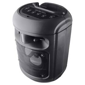 Quikcell 846537083174 Party Beat Boost Wireless Led Speaker With Microphone Input - Black Quikcell 846537083174 Party Beat Boost Wireless Led Speaker With Microphone Input - Black