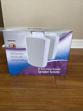 400-4101 Radioshack 2 80 Watt Indoor/outdoor Speaker System Model 400 4101