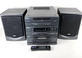 Rp-8573a Rca 3-disc Cd Player Stereo System With Am/fm Tuner Cassette Deck Remote