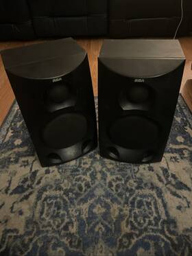 Sp-9528 Rca Bookshelf Speakers Set Of 2