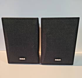 Sp9921 Rca 8 Ohm 20 Watt Speaker Pair Bookshelf Or Surround Set Of Speakers Nice