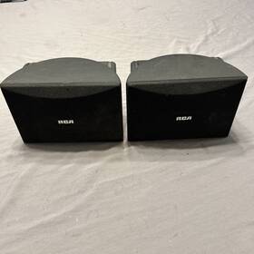 Sp9952 Rca Black Surround Speaker Lot Of 2 Untested Sp9952 Rca Black Surround Speaker Lot Of 2 Untested
