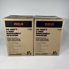 Sts-520 Rca Brand New Pair Of 40-watt 2-way Bookshelf Speakers