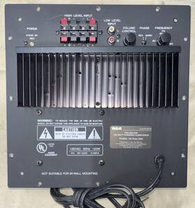 Wf-100ar Rca Powered Subwoofer -pro- Sw100p Cat# 40-5018 - Power Amp Module Tested