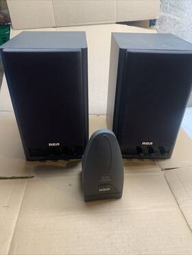Wsp200b Rca Wireless Speakers 900mhz Transmitter 11 Inch X 6 Tested With Manual