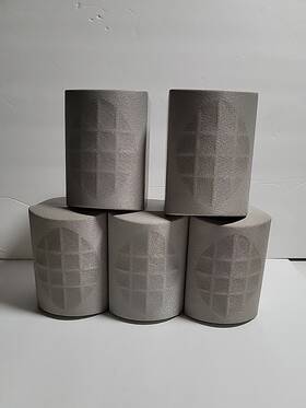 Sa-sp3 Regent Untested Set Of 5 Home Theater System Speakers Only