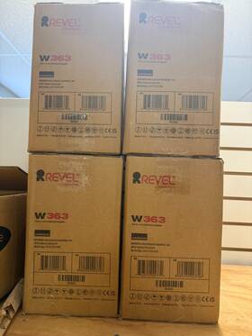 W263 Revel 6 Inch In Wall Speaker Factory Sealed Each