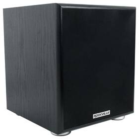 200w Rockville 613825728891 Rock Shaker 6.5 Inch Black Powered Home Theater Subwoofer Sub