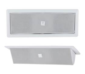 Rockville 810095684524 Lux Stealth D4 Pair Motorized Flushmount Dual 4 Inch Speakers Autotil