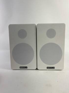Rockville 819216027479 2 Rockshelf 54w 360w White 5.25 Inch Home Theater Bookshelf Speakers