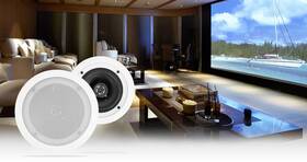 Hc55-16 Rockville 2 White 5.25 Inch 300 Watt In-ceiling Home Theater Speakers 16 Ohm