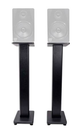 Apm8b Rockville Rht28 2 28 Inch Studio Monitor Speaker Stands For